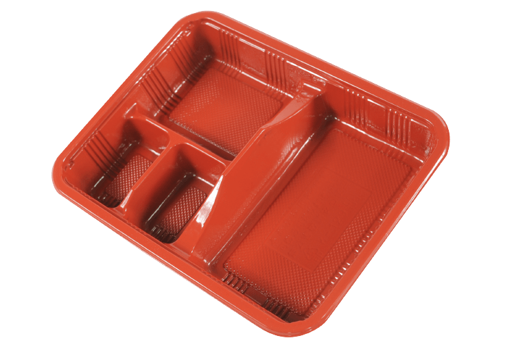 PP Take-Out Lunch Box PP外帶午餐盒/PP餐盒(K129紅黑色)